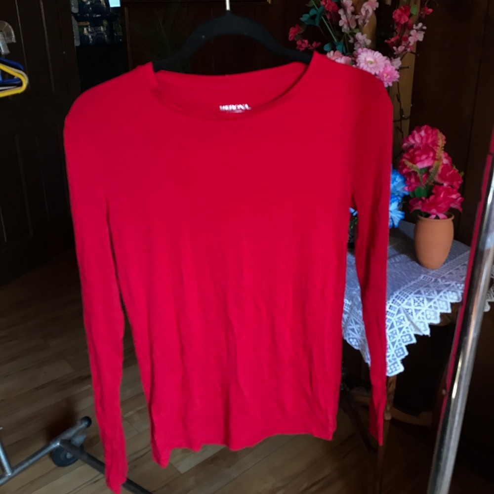 Red long sleeve
